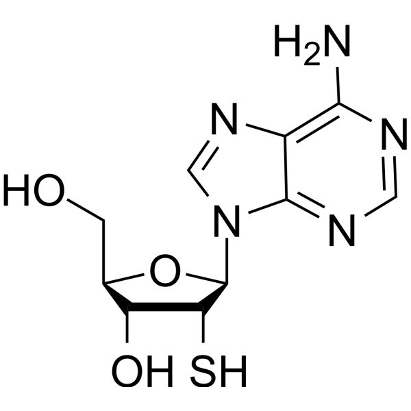 2′-Thioadenosine Chemical Structure