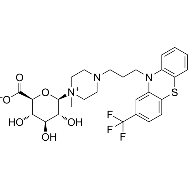 Trifluoperazine N-Glucuronide Chemical Structure