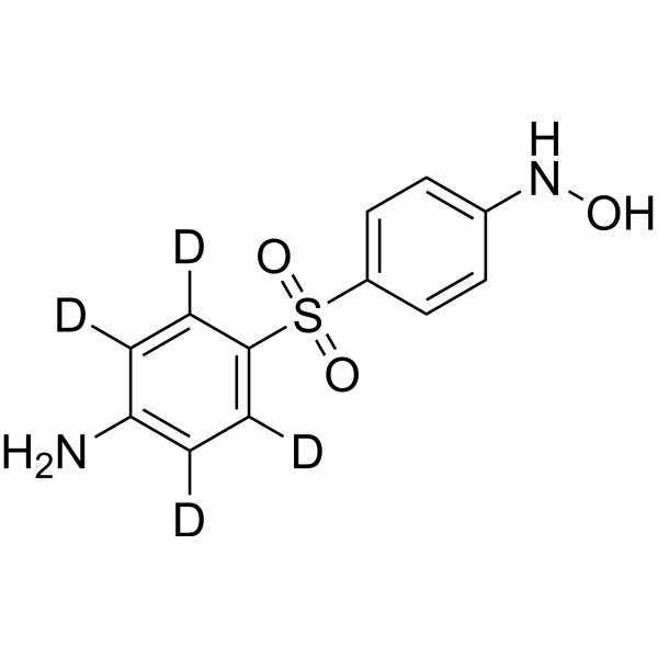 Dapsone hydroxylamine-d<sub>4</sub> Chemical Structure