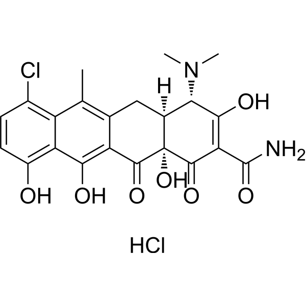 Anhydrochlortetracycline hydrochloride Chemical Structure