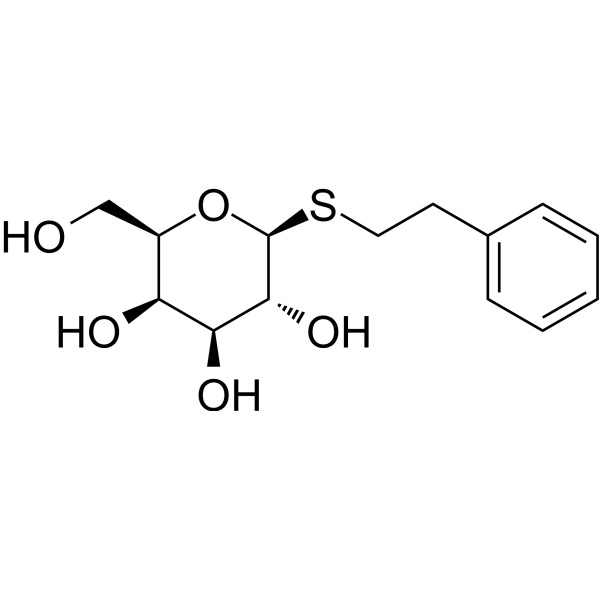 2-Phenylethyl β-D-thiogalactoside Chemical Structure