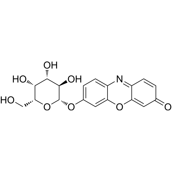 Resorufin-β-D-galactopyranoside Chemical Structure