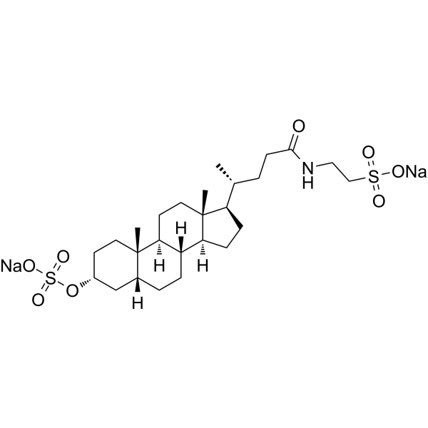 <em>Taurolithocholic</em> acid 3-sulfate disodium