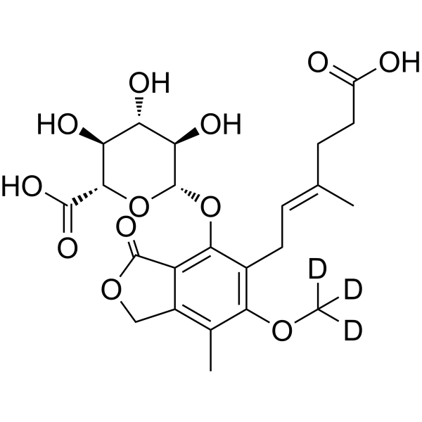 Mycophenolic acid glucuronide-d3