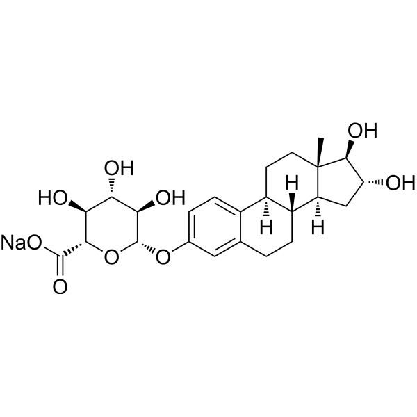 Estriol 3-glucuronide sodium salt Chemical Structure