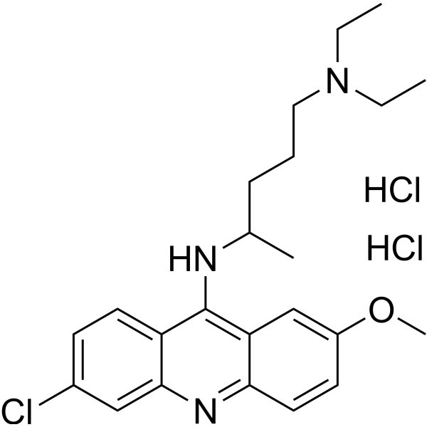 Quinacrine dihydrochloride Chemical Structure