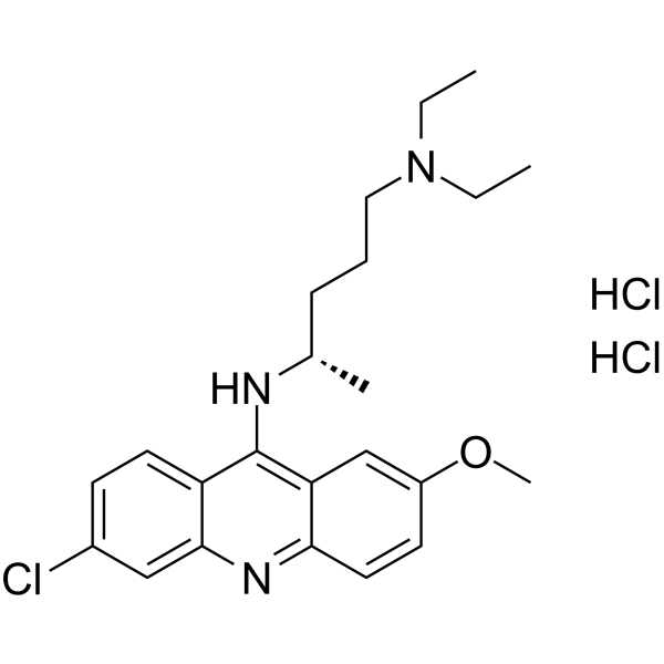 d-Atabrine dihydrochloride Chemical Structure