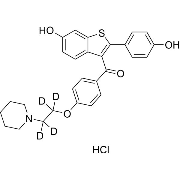 Raloxifene-<em>d</em>4 hydrochloride