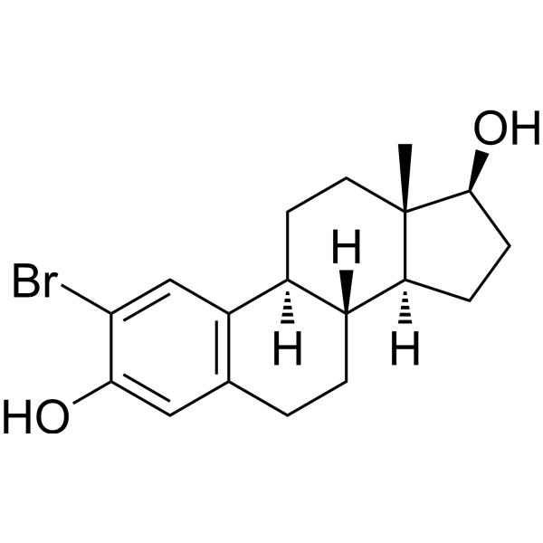 2-Bromoestradiol Chemical Structure