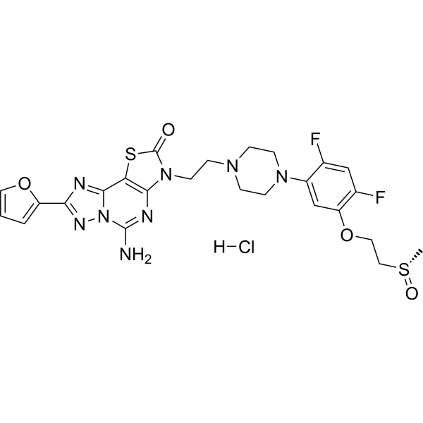 Inupadenant hydrochloride Chemical Structure