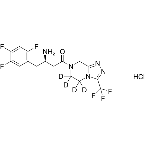 Sitagliptin-<em>d</em>4 hydrochloride