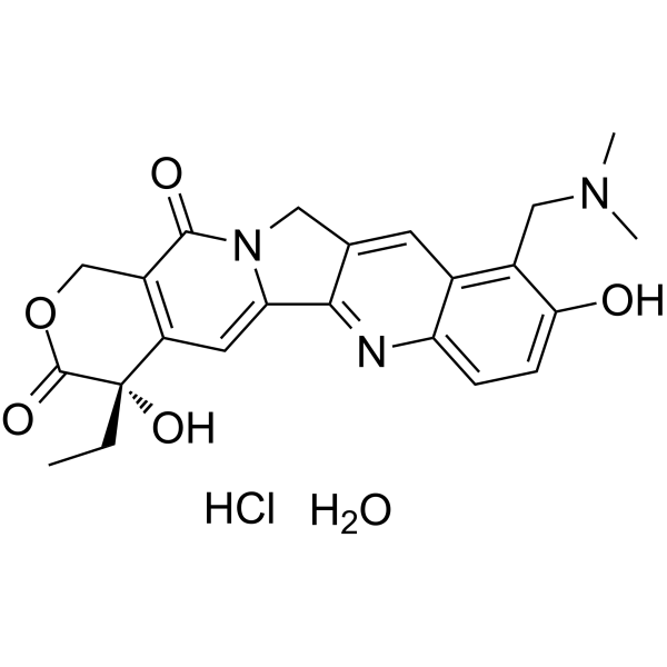 Topotecan hydrochloride hydrate Chemical Structure