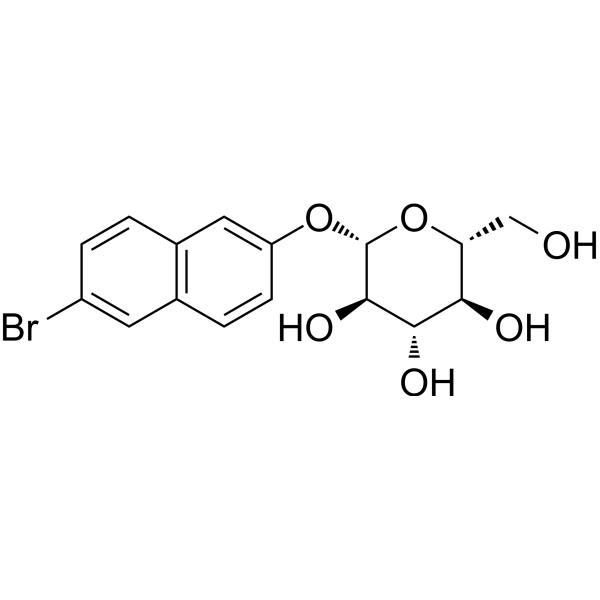 6-Bromo-2-naphthyl β-D-glucopyranoside Chemical Structure