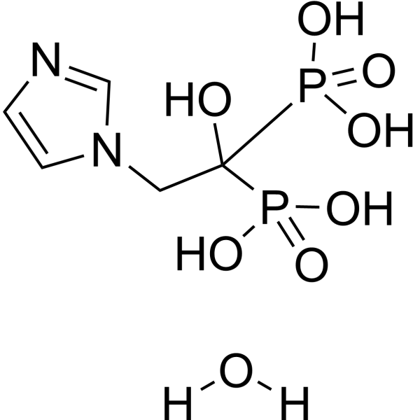 Zoledronic acid monohydrate Chemical Structure
