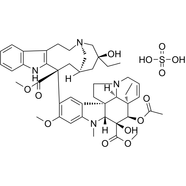 Vinblastine sulfate Chemical Structure
