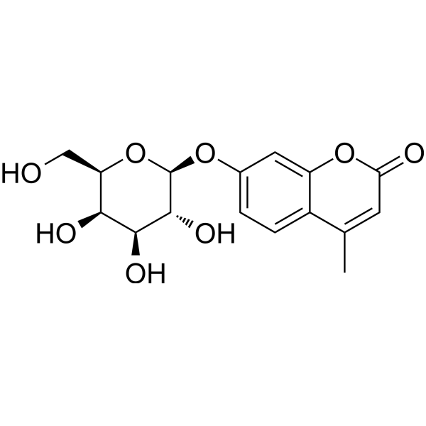 4-Methylumbelliferyl β-D-galactopyranoside Chemical Structure