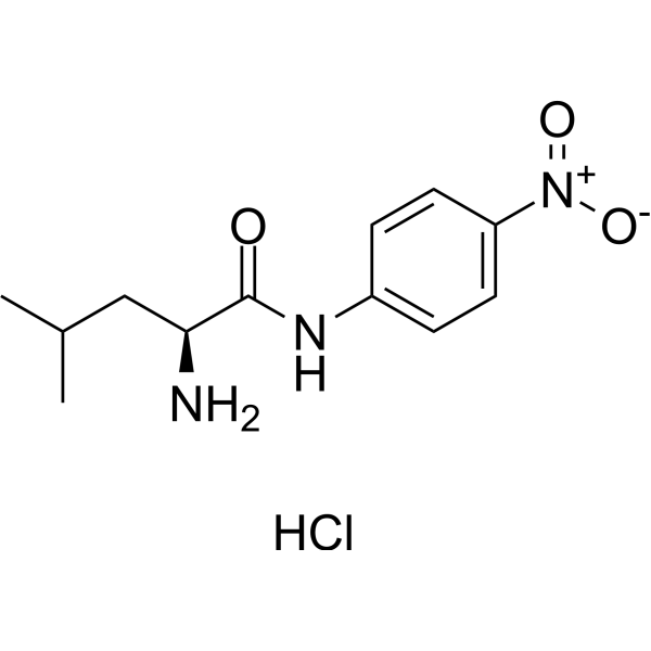 L-Leucyl-4-nitroanilide hydrochloride Chemical Structure