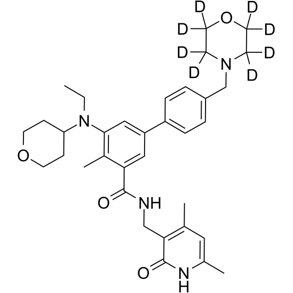 Tazemetostat-d8 Chemical Structure