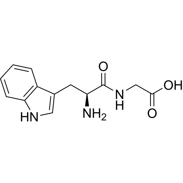 L-Tryptophanylglycine Chemical Structure