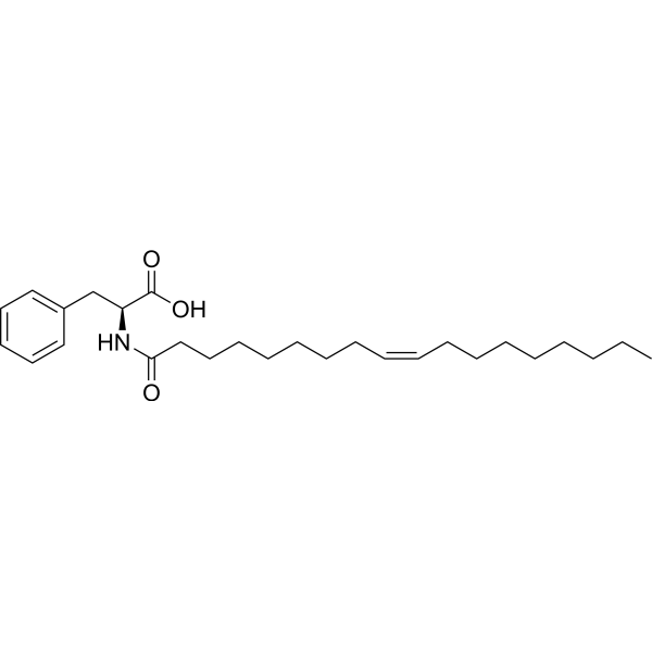 N-Oleoyl-L-phenylalanine Chemical Structure