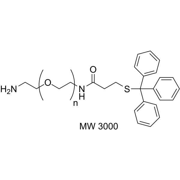 NH2-PEG-Strt (MW 3000) Chemical Structure