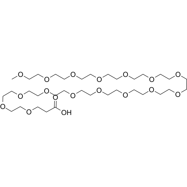 m-PEG16-COOH Chemical Structure