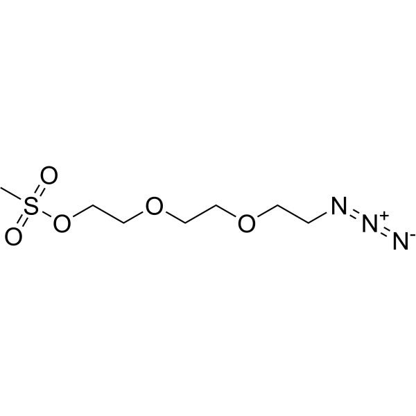 Azido-PEG3-MS Chemical Structure