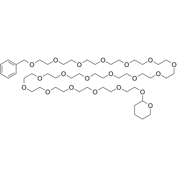 Benzyl-PEG18-THP Chemical Structure