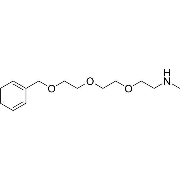 Methylamino-PEG3-benzyl Chemical Structure