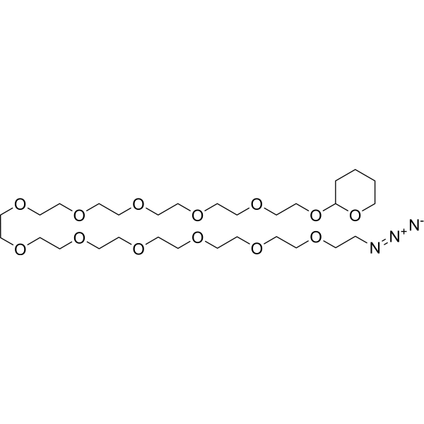 Azido-PEG12-THP Chemical Structure