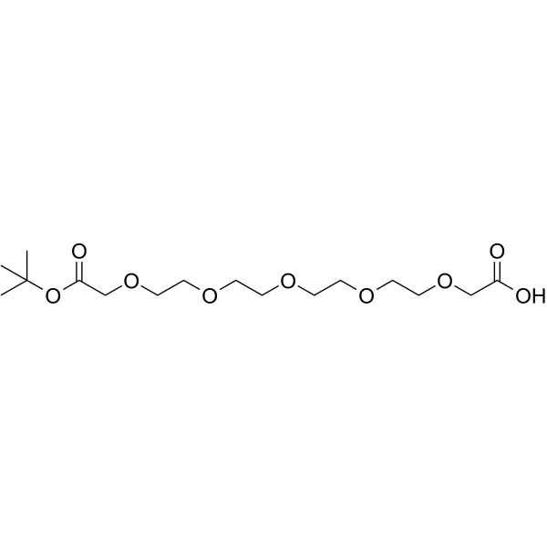 Boc-PEG4-acid Chemical Structure