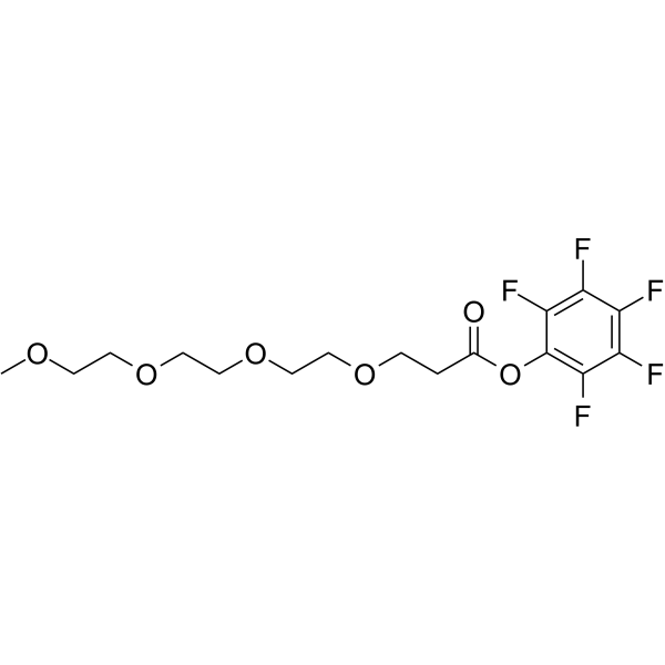 m-PEG4-PFP ester Chemical Structure