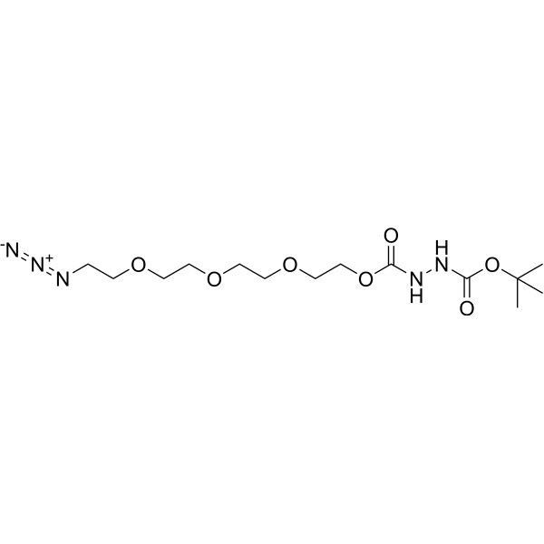 Azido-PEG4-formylhydrazine-Boc Chemical Structure