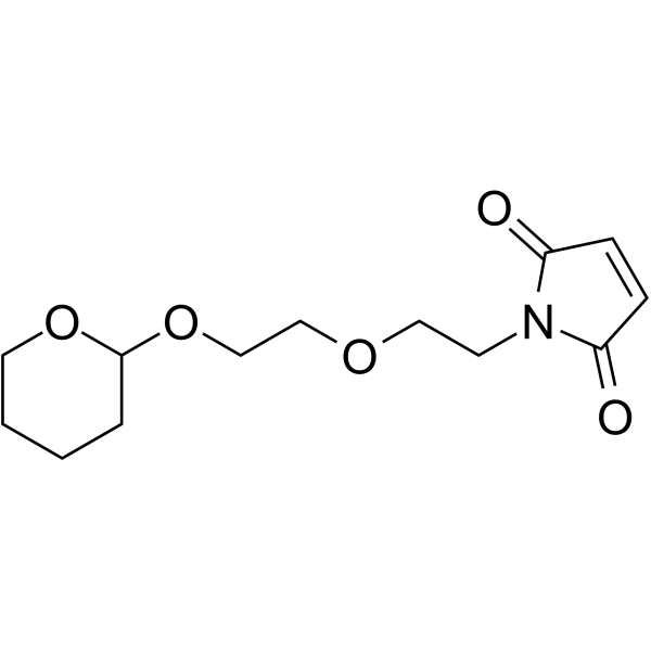 THP-PEG2-Mal Chemical Structure