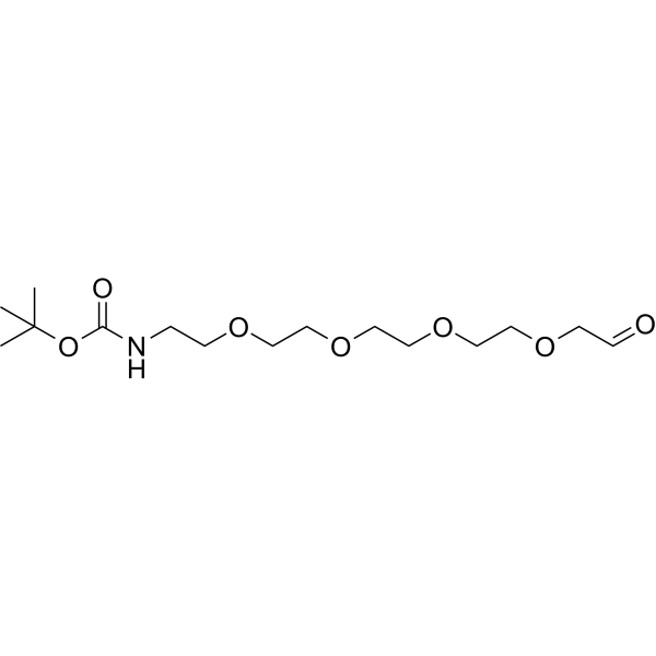 BocNH-PEG4-CH2CHO Chemical Structure