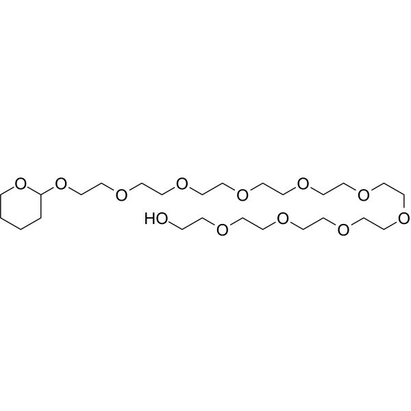 THP-PEG10-OH Chemical Structure