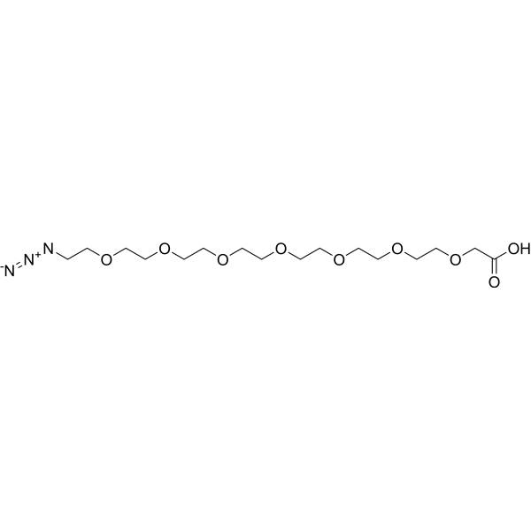 Azido-PEG7-CH2COOH Chemical Structure