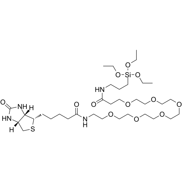 Biotin-PEG6-Silane Chemical Structure