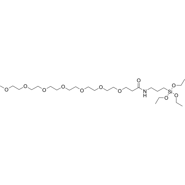 m-PEG7-Silane Chemical Structure