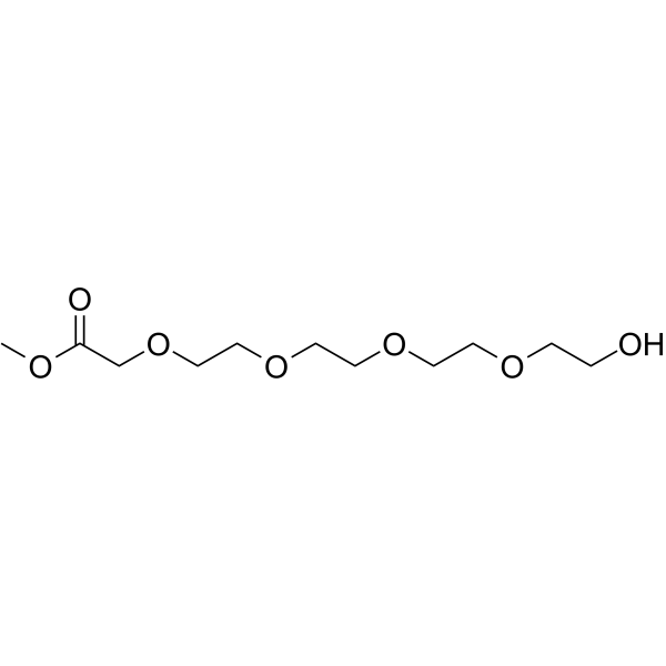 Hydroxy-PEG4-methyl acetate Chemical Structure