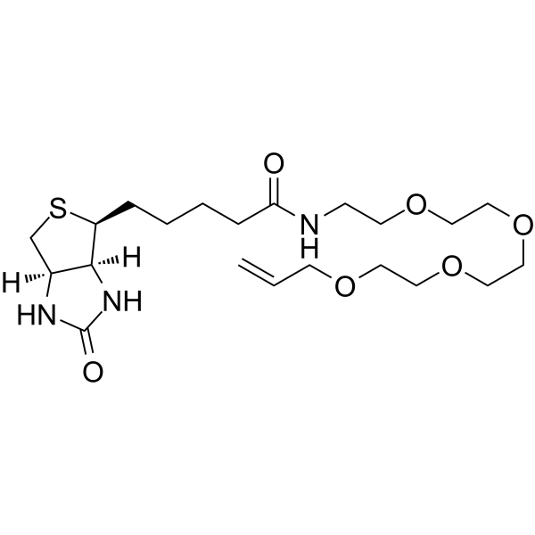 Biotin-PEG4-allyl Chemical Structure