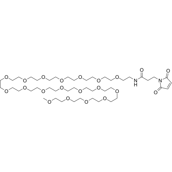 m-PEG18-Mal Chemical Structure