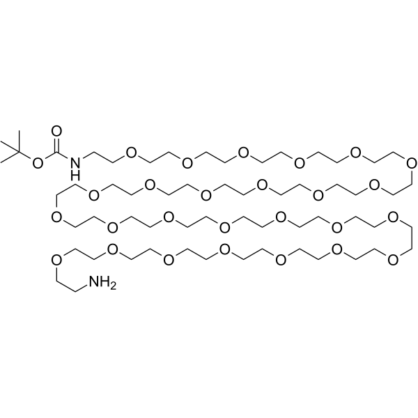 Boc-NH-PEG26-C2-NH2 Chemical Structure