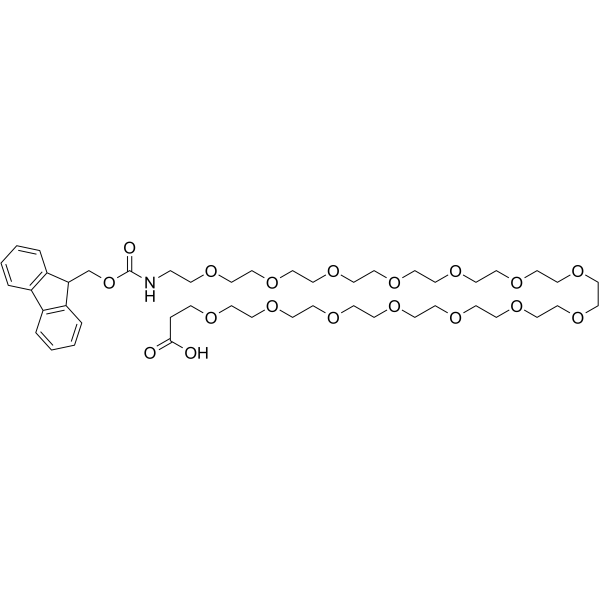 Fmoc-NH-PEG14-acid Chemical Structure