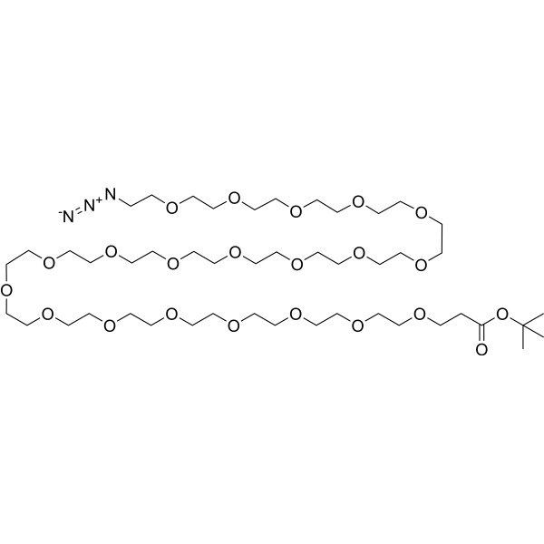 Azido-PEG20-Boc Chemical Structure