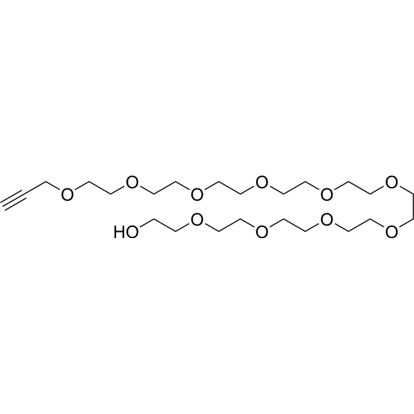 Propargyl-PEG10-alcohol Chemical Structure