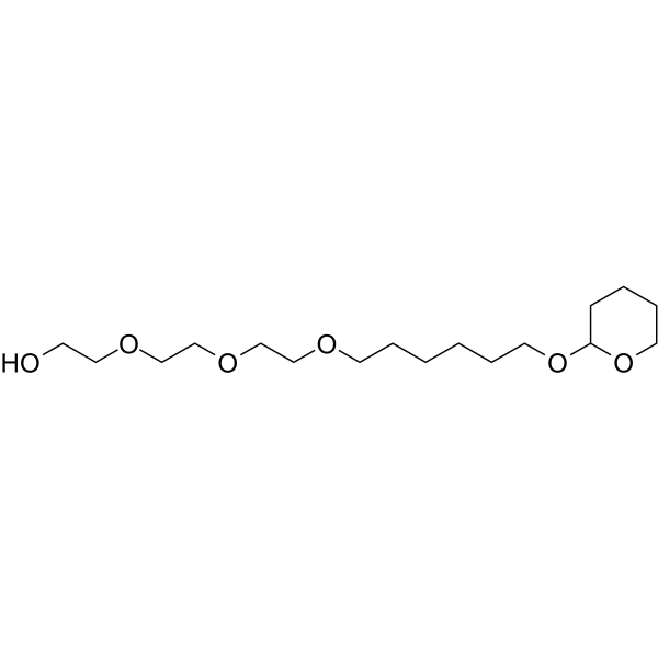 THP-C4-PEG4 Chemical Structure