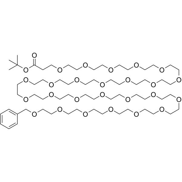Boc-PEG25-benzyl Chemical Structure