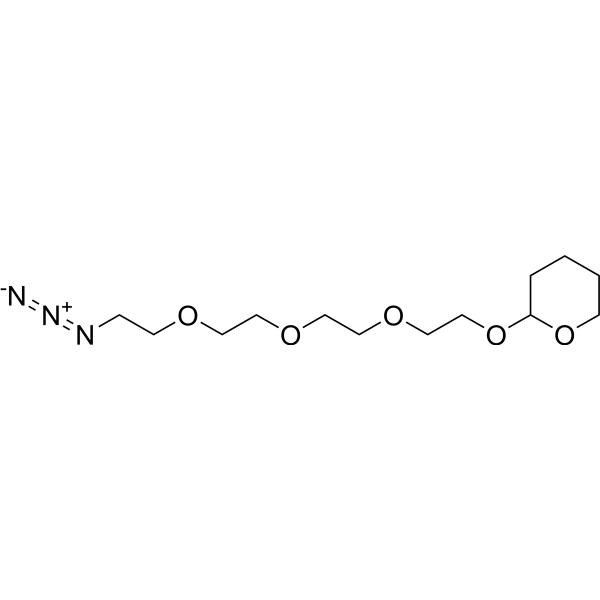 Azido-PEG4-THP Chemical Structure