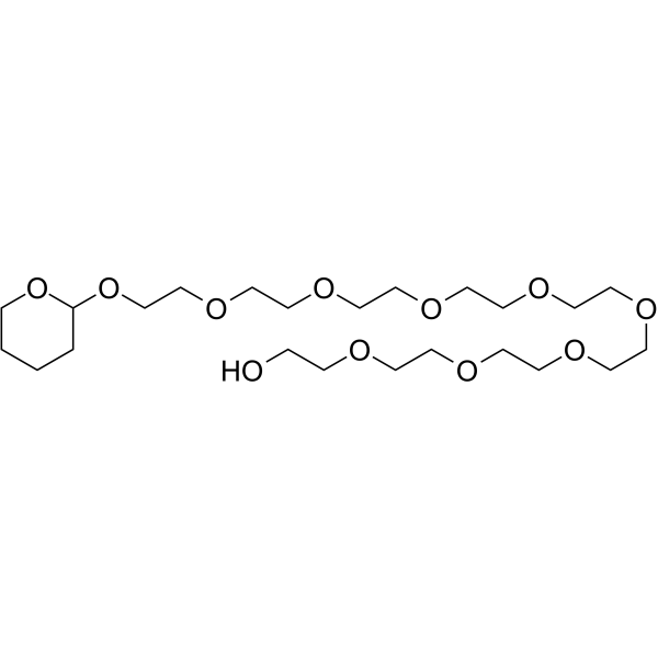 THP-PEG9-OH Chemical Structure